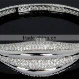 Brass Bracelet Luxury Wedding Gift Romantic Women Marriage Bangle Jewelry Gold thumbnail-3