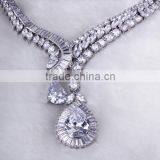 New Luxury Statement Design Cubic Zirconia African Style Big Fashion Jewelry Set thumbnail-2