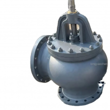 JIS F7308 5K 10K 16K Flange Cast Iron Globe Valve Cast Steel Marine Valve Angle Globe Valve thumbnail-3