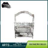 Delicate Distressed Flower Figure Drawer Flower Girl Wedding Basket Souvenir thumbnail-1
