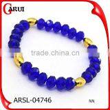 Stainless Steel Jewelry Fashion Yellow Pink Crystal Bead Bracelet thumbnail-5