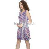 Women Casual One Piece Chiffon Spanish Dress for Women thumbnail-5