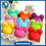 2015 Colorful Mickey Mouse Shape Silicon Rubber Coin Purses/plastic Squeeze Coin Purse thumbnail-2