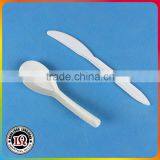 Compostable and Eco Friendly Soup Spoon and Corn Starch Fork Quality Choice