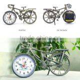 Cooper Classic Bicycle Desktop Alarm Clock Bronze Color Vintage Designed Clock