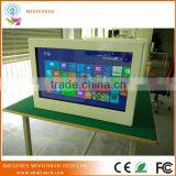 Video Advertising Transparent LCD Display Combine Real Products
