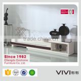stretchable elegant tv stand with showcase