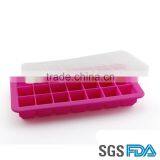 FDA&SGS Safe Food Grade High Quality Silicone Ice Tray With Lid thumbnail-4