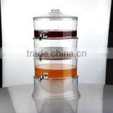 3 Tier Outdoor Party Drink Acrylic Beverage Dispenser