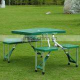 Portable Folding Outdoor Camp Suitcase Picnic Table With 4 Seats thumbnail-1