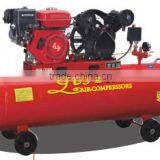 5.5HP 4KW 200L 65mm*2 Petrol Engine Air Compressor