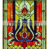 P-3 Tiffany Glass Panel Stained Panel Tiffany Style Fireplace Glass Art Wholesale China Tiffany Windows
