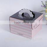 Custom Logo Printing Lovely Design Folding Foldable Kraft Takeaway Packaging Paper Bread Cake Food Box With PVC Window thumbnail-6