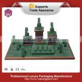 Green pu Leather Mobile Jewelry Display Neck Stands Wholesale thumbnail-1