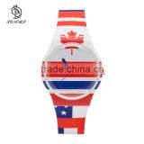 Custom Fancy Colorful Silicone Watch,japan Movt Watch thumbnail-3