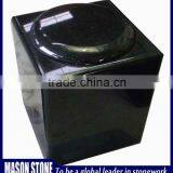 Black Granite Headstone Vase thumbnail-3