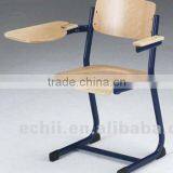 School Chair Writing Tablet Chairs Plywood Stool thumbnail-2