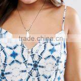 2016 China Wholesale Summer Latest Front Tye Dye Women Plus Size Beach Dress thumbnail-3