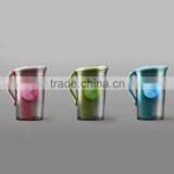 Wholease Plastic Pitcher With Lid for Juice Milk Water Fruit Tea Quality Choice thumbnail-4