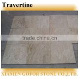 honed travertine marble