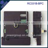 Shaft height 8.0mm Radio controlled sweep clock movement for China power brand cheap price RC331B-BPC