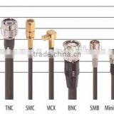 Yetnorson RF cable assembly/Pigtails/Jumper/Interface cable: SMB female right angle to SMA female straight with PCB mount with R