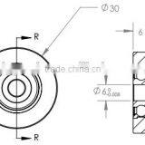 China High Speed S626zz Slide Gate Wheel thumbnail-3