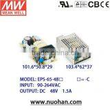 Meanwell EPS-65-48 65W Open Frame Power Supply 48v