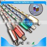 3m/2m/1m Usb Data Cable Fabric Braided Jacket Micro Usb Cable 3.0 thumbnail-2