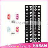 EASAM New 2016 Nail Stencil Wraps Sticker,butterfly and Heart Shape Design Nail Vinyls thumbnail-1