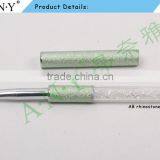 ANY 2016 New Design Acrylic Handle With Diamond Inside Oval Imported Nylon Hair Nail Art Gel Brush Pure Color Hot Sale thumbnail-3