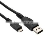 10ft USB 2.0 A Male to Micro-B 5pin Male Cable - Black