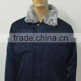 Factory Wholesale Men Winter Jacket P100% Fur Collar thumbnail-1