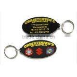 Soft PVC Key Chain Key Ring.
