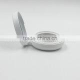 15g Round Black Compact Powder Case, Double Layer Cosmetic Compact Powder Box for Solid Perfume thumbnail-3