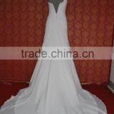 (MY0022) MARRY YOU One Shoulder Flowing Chiffon Mother Of The Bride Beach Wedding Dress thumbnail-2