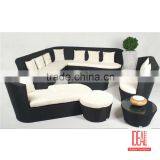 Manufacturer Wholesale Iron n Aluminum Frame Garden Sectional Sofa/Lounge Furniture/ Cheap Outdoor Wicker Rattan Furniture Set thumbnail-5