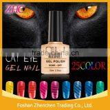 China Supplier Magic 25 Colors Cheap Cat Eyes Nail Polish UV Gel 10 ml thumbnail-1