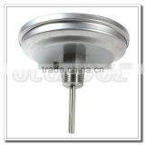 High Quality All Stainless Steel Industrial 3" Bi-metal Back Mount Thermometer 0-250 thumbnail-4