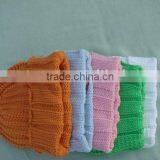 TYH004 Cotton/acrylic Various of Color Winter Ladies' Fashion Hat