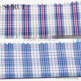 cotton polyester jacquard yarn dyed fabric for mens shirt