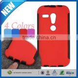 C&T 4 Colors 2 in 1 TPU Bumper Hybrid Cover Case For Motorola Moto g