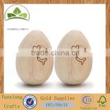 wood wooden smile egg toy for baby