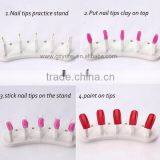 Yufei Manicure Factory New Design Plastic Nail Practice Stand thumbnail-2