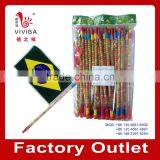 International Flag With Toy Candy With Whistle