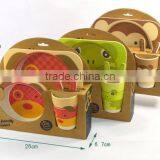 Frog Shape Melamine Children Dinner Set thumbnail-2