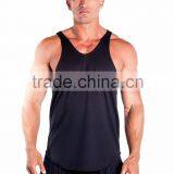 Daijun OEM High Quality Any Colour Avaliable 180g Custom Black Cotton Wholesale Bodybuilding Stringer Tank Top thumbnail-2