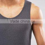 Daijun OEM Summer Wholesale Custom 100% Cotton Gym Man Tank Top thumbnail-3