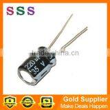 Original New 220uF x 35V 8*12MM Electrolytic Capacitor thumbnail-1
