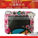 3D Soft PVC Rubber Magnetic Photo Frame thumbnail-1